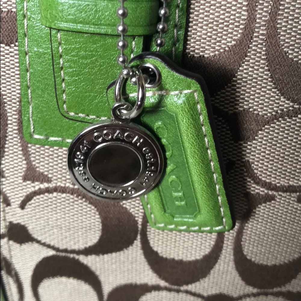 NWOT Beautiful Animal Striped Coach Bag - Picture 5 of 8